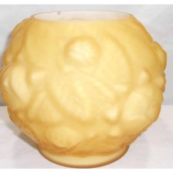 L.G. Wright Glass Co. by Fenton Puffy Rose Cased Satin 50's Bud Vase/Planter 4 1 - Picture 3 of 10